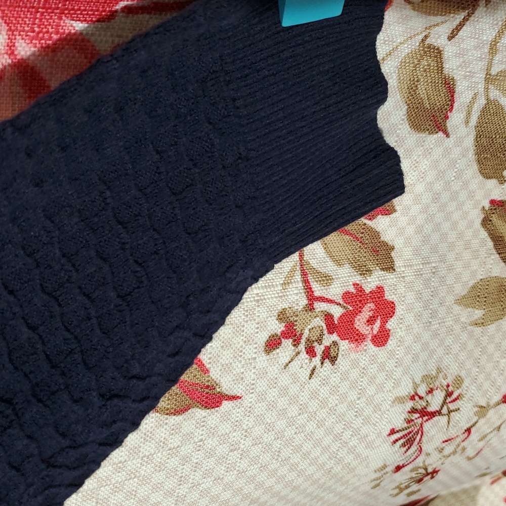 Merona Deep Blue Knit Cardigan Medium - Picture 6 of 7